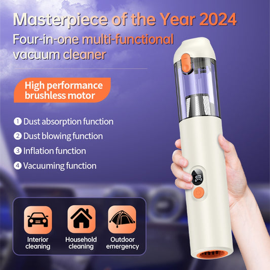 Ebooine Cordless Handheld Car Vacuum | 14000Pa Powerful Suction & Blower