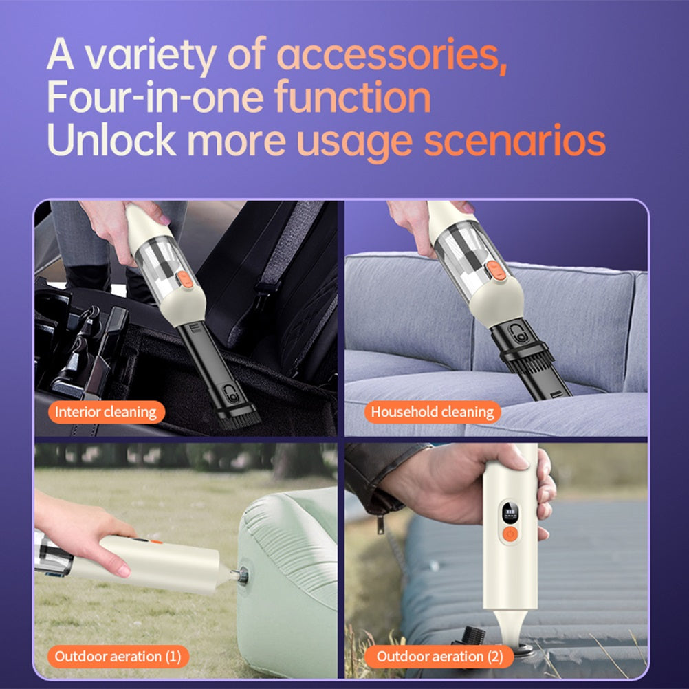 Ebooine Cordless Handheld Car Vacuum | 14000Pa Powerful Suction & Blower