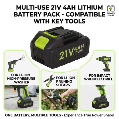 21V Lithium Battery | 4.0Ah with Charger