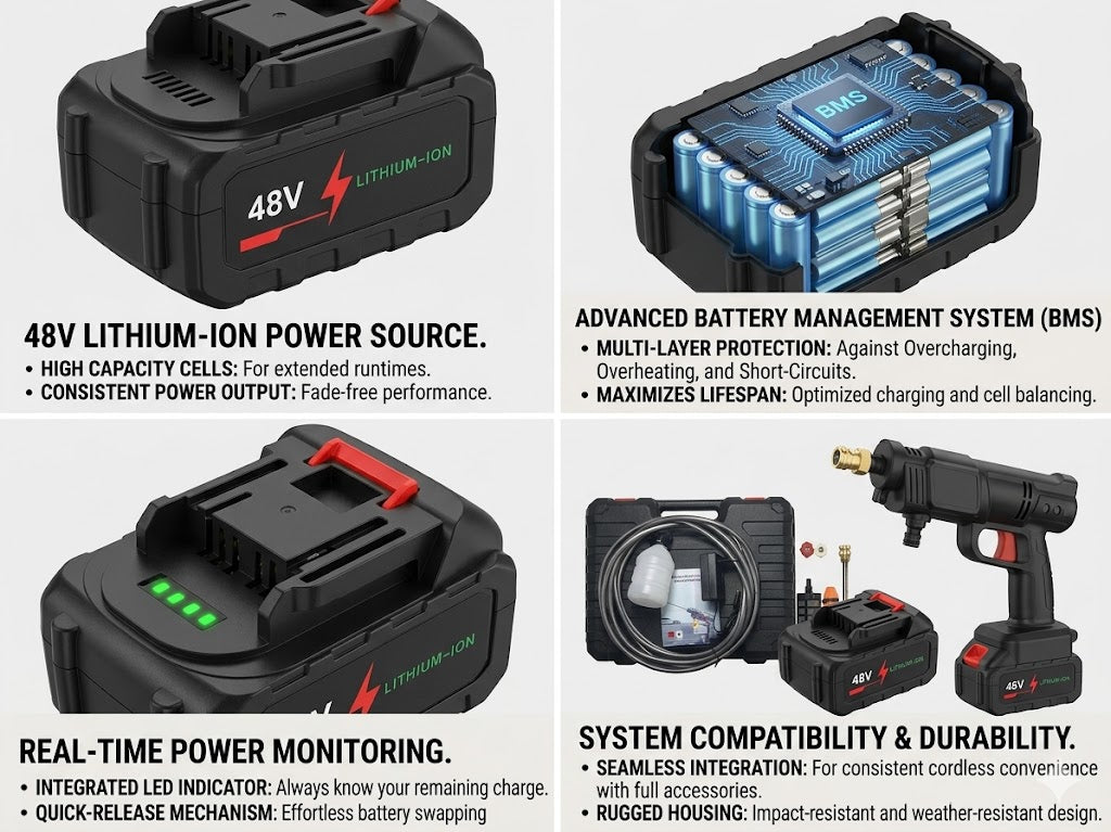 48V Lithium Battery - 2.4Ah