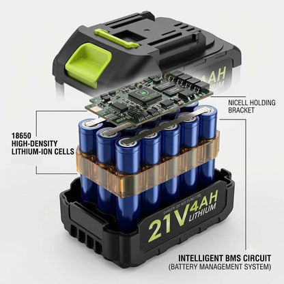 21V Lithium Battery | 4.0Ah with Charger