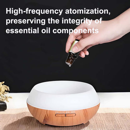 Ebooine Smart WiFi Essential Oil Diffuser (Wood Grain)