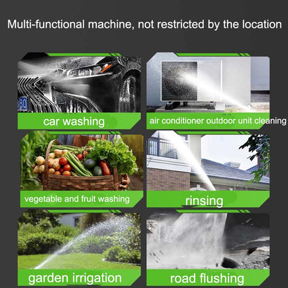 Cordless Pressure Washer 1016 PSI with Digital Display, 21V 4.0Ah Battery & 6-in-1 Nozzle — Portable Power Washer for Car, Patio & Garden — Ebooine Pro