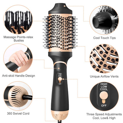 Ebooine 4-in-1 Hair Dryer Brush
