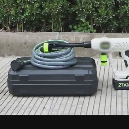 Cordless Pressure Washer 1016 PSI with Digital Display, 21V 4.0Ah Battery & 6-in-1 Nozzle — Portable Power Washer for Car, Patio & Garden — Ebooine Pro